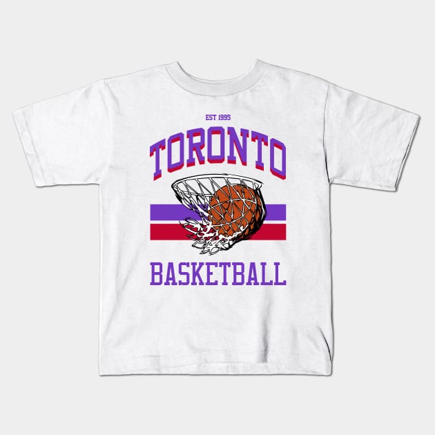 Varsity Style Toronto Basketball Toronto Raptors Kids T Shirt